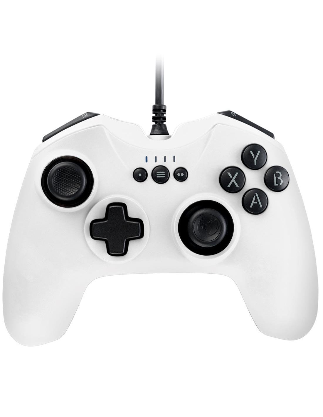Nacon Mando con Cable para PC con Vibración Blanco (PCGC-100WHI)