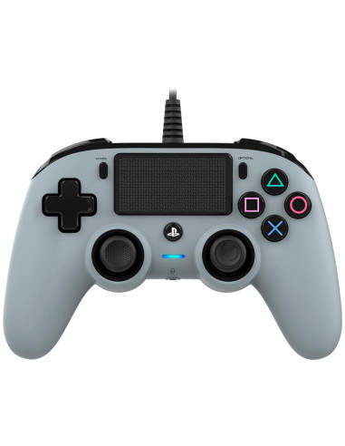 Nacon Mando Oficial Playstation PS4 Compact Gris (PS4OFCPADGREY)