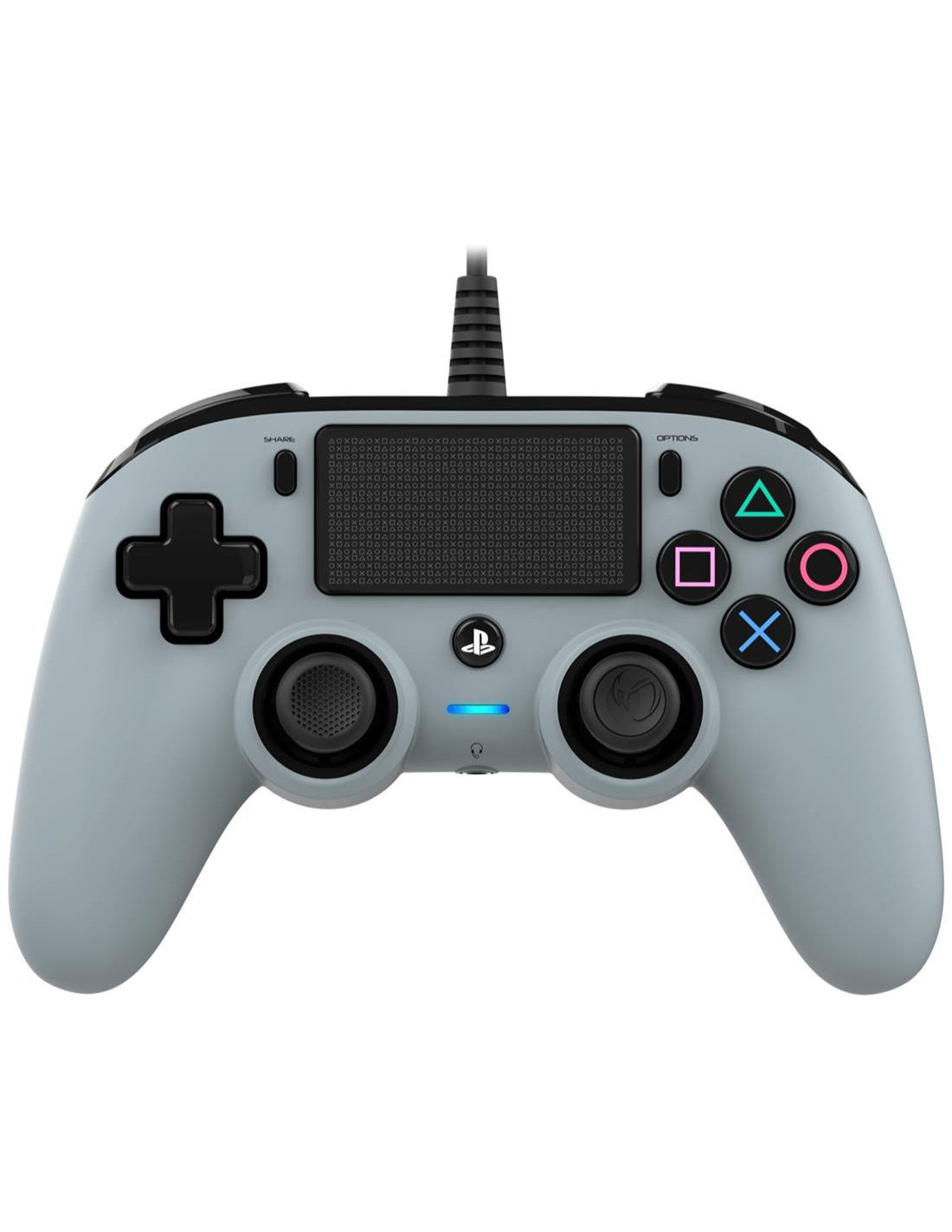 Nacon Mando Oficial Playstation PS4 Compact Gris (PS4OFCPADGREY)