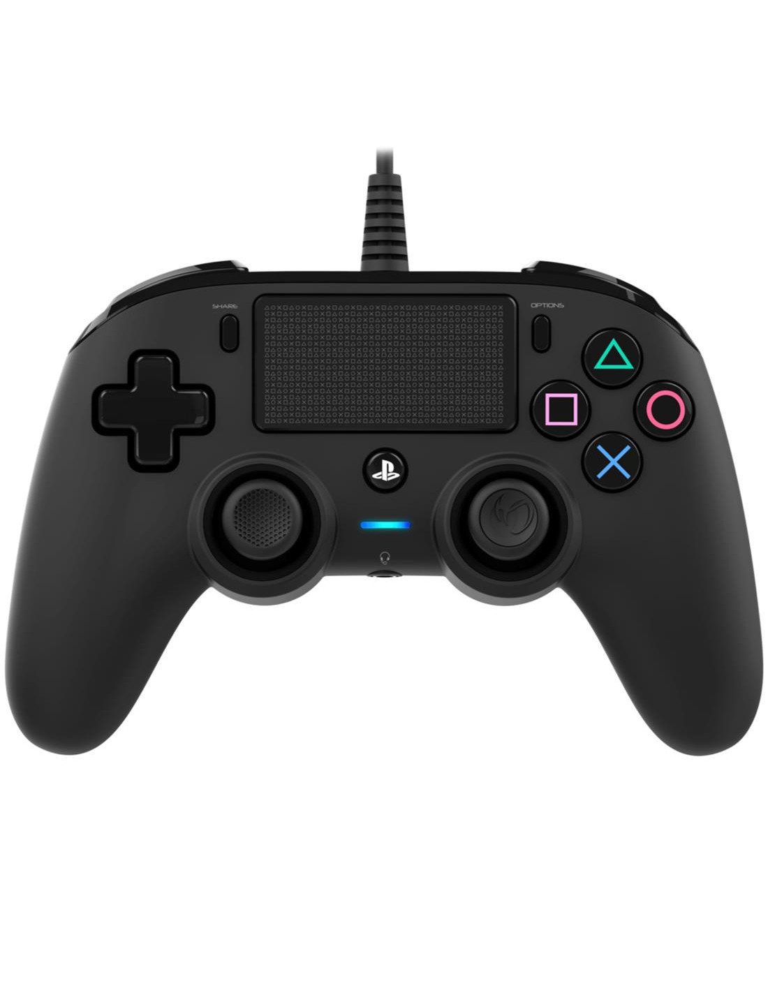 Nacon Mando Oficial Playstation PS4 Compact Negro (PS4OFCPADBLACK)