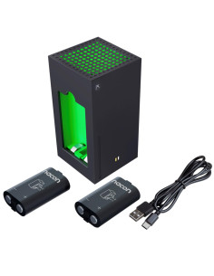 Nacon Pack Cargador y Dos Baterias Externas para Mandos XBOX