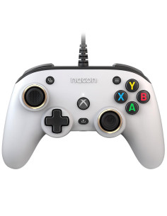 Nacon Pro Compact Mando Programable con licencia XBOX Blanco