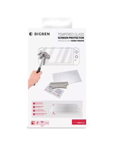 Nacon Protector Pantalla Cristal Templado para Switch (SWITCHNEWTEMPGL)