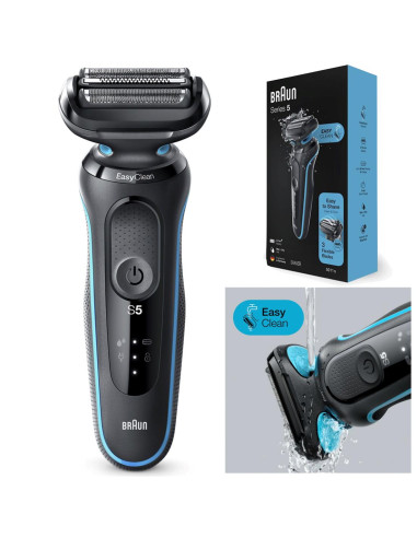 Braun Series 5 50-M1000s Máquina de afeitar de láminas Negro, Azul
