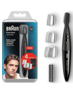 Braun BeardTrimmer PT1000 Batería 3 Mojado y seco Negro