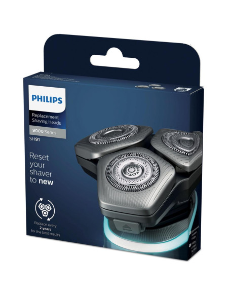 Philips SHAVER Series 9000 SH91 SH91/50 Sustitución de los cabezales