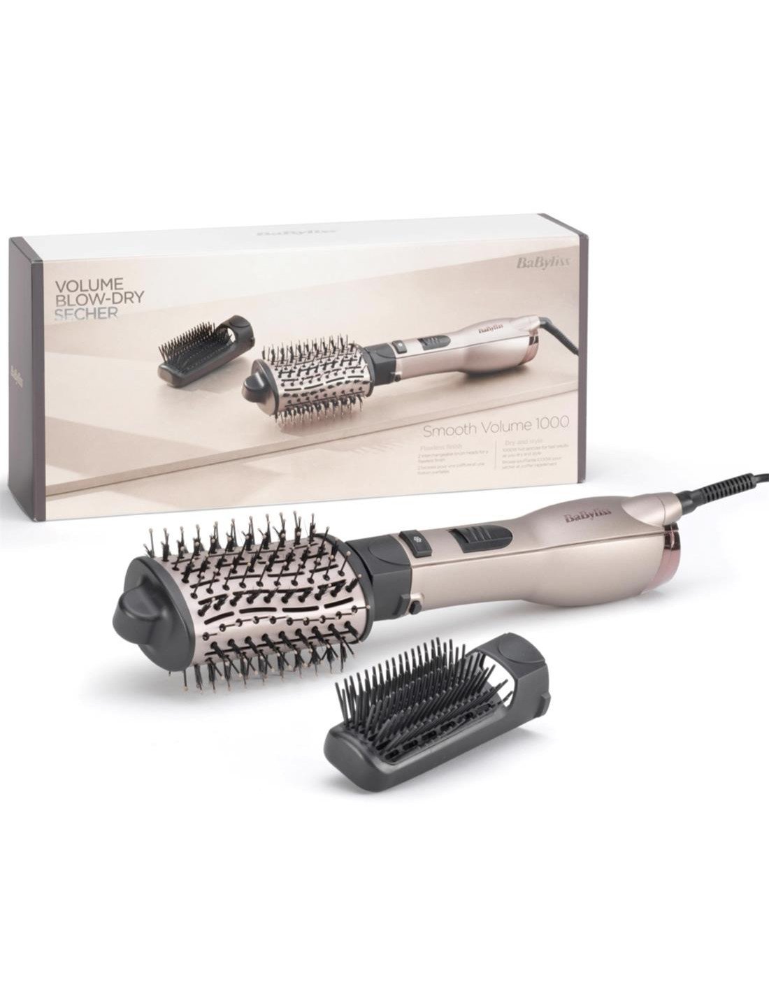 Babyliss AS90PE Cepillo Aire Moldeador 1000W 2ACC Espresso