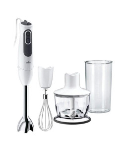 Braun MQ3135WH Batidora de mano Inox 750W con accesorios