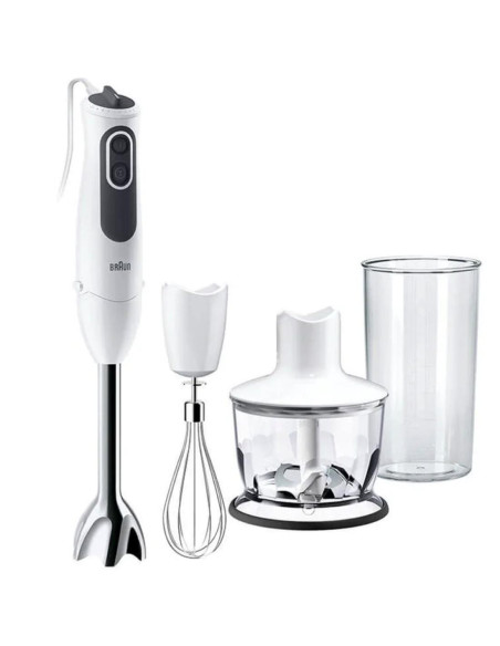 Braun MQ 3135 WH Sauce 0,5 L Batidora de inmersión 750 W Negro, Blanco