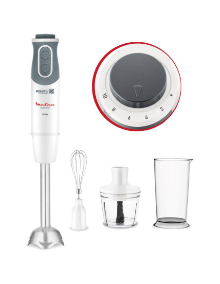 Moulinex DD642110 licuadora 0,8 L Batidora de inmersión 800 W Gris,