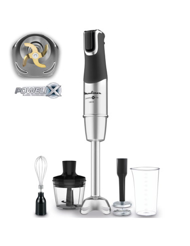 Moulinex DD95HD 0,8 L Batidora de inmersión 1200 W Negro, Acero
