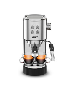 Krups XP444C10 Cafetera Express Virtuoso 15 Bar 1400W Inox