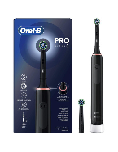 Braun Oral-B Cepillo de Dientes PRO Serie 3 Sensor de Presión Negro (D505.523.3)
