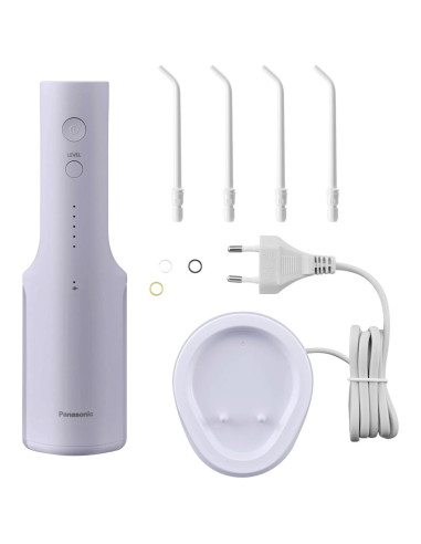 Panasonic EW-DJ27-V303 Irrigador Bucal Portátil con 3 Cabezales