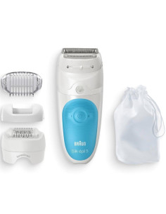 Braun Silk-épil 5 SES 5-605 28 pinzas Azul, Blanco