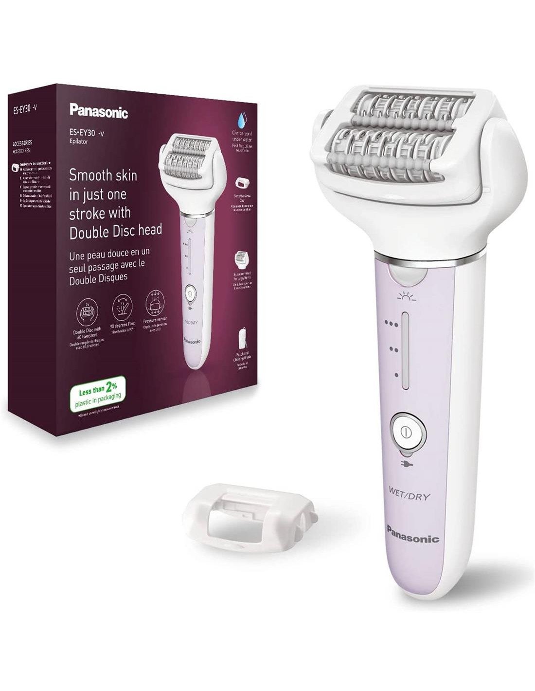 Panasonic ES-EY30-V503 Depiladora Seco y Húmedo con 60 Pinzas