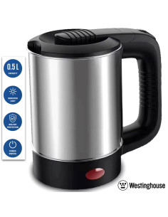 Westinghouse WKWK001 Hervidor de Viaje 0.5L con 2 Tazas