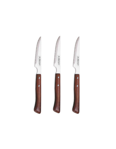 ATEMPO 123-11-03 PACK 3 CUCHILLOS CHULETEROS-DOBLE BLISTER