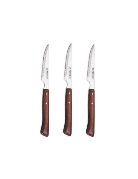 ATEMPO 123-11-03 PACK 3 CUCHILLOS CHULETEROS-DOBLE BLISTER