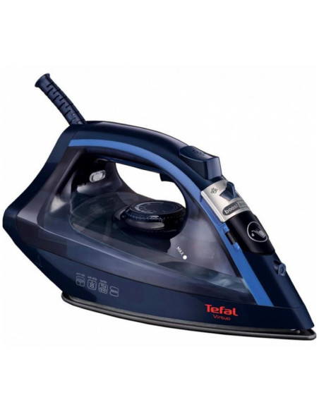 Tefal Virtuo FV1713 Plancha Vapor 2000W 90g Azul y Negra