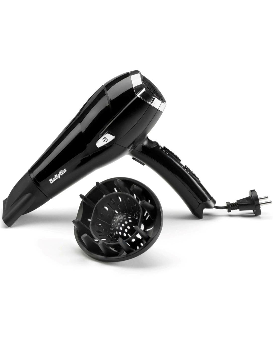 Babyliss D374DE Secador de Pelo 2.000W Con Cable Retráctil