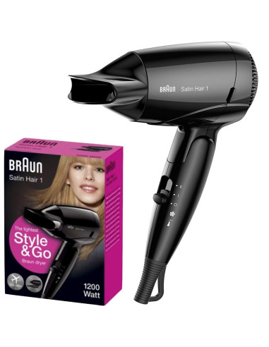 Braun HD130 secador 1200 W Negro