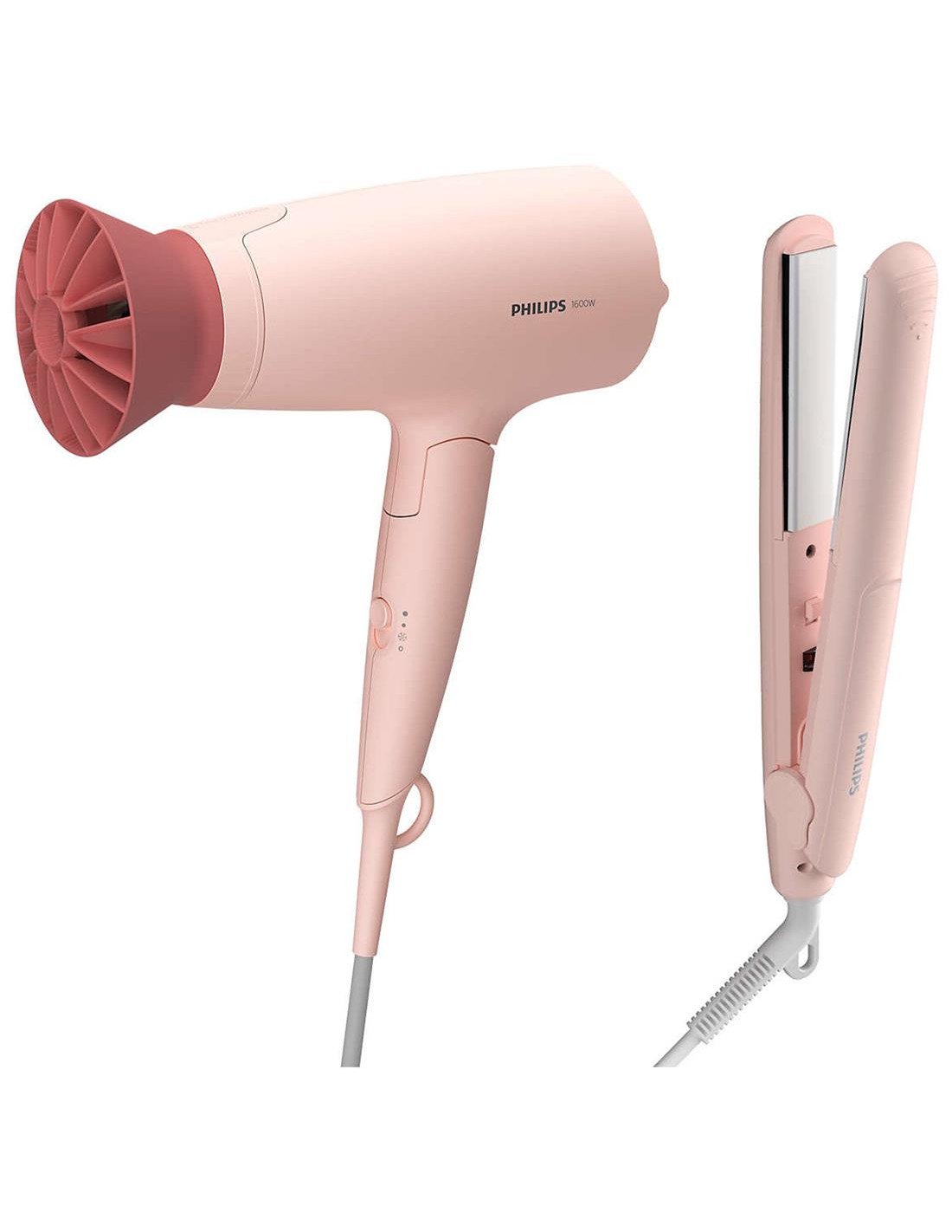 Philips BHP398/00 Kit Secador 1600w y Plancha Serie 3000