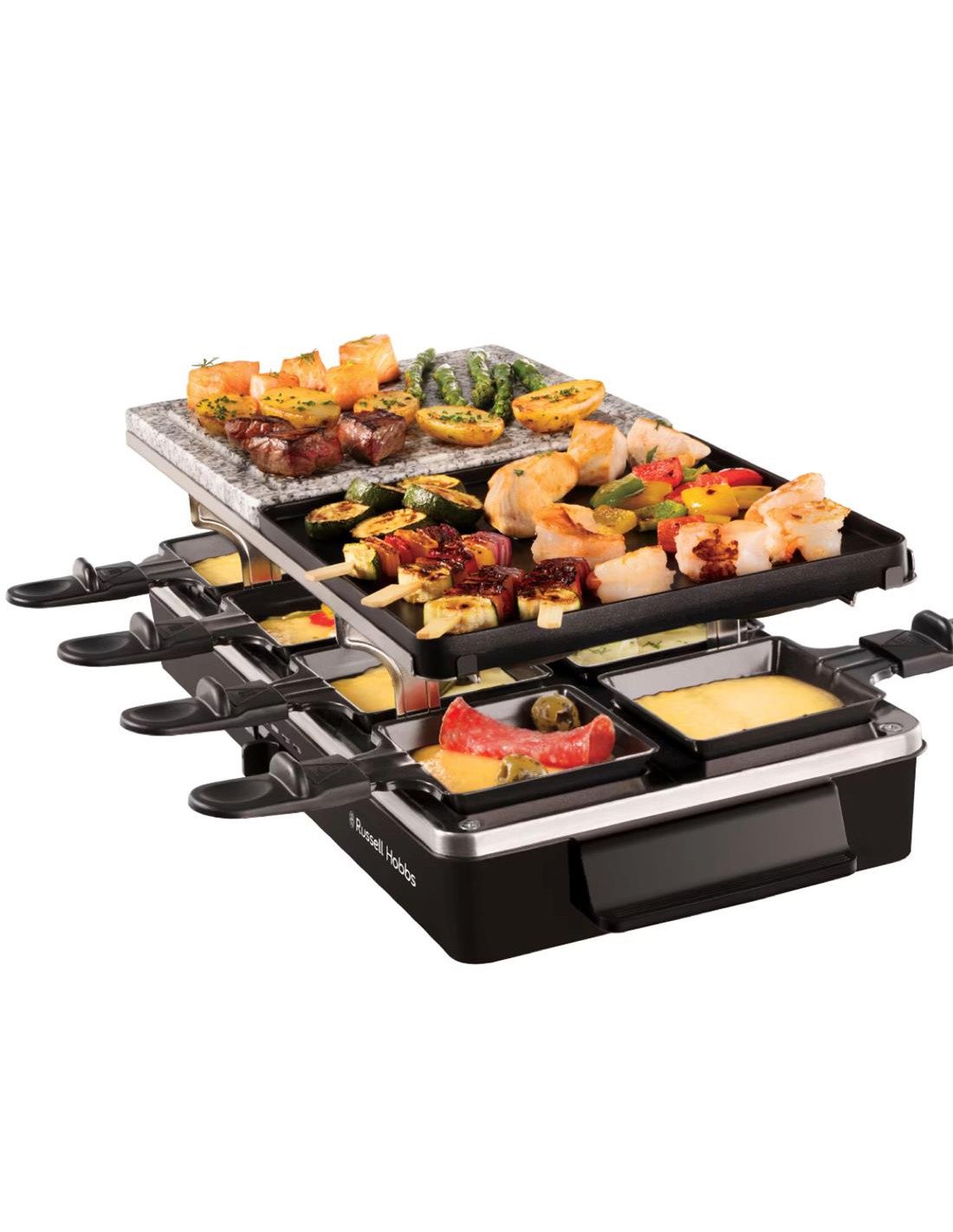 Russell Hobbs 26280-56 Parrilla, Piedra y Raclette 3-1