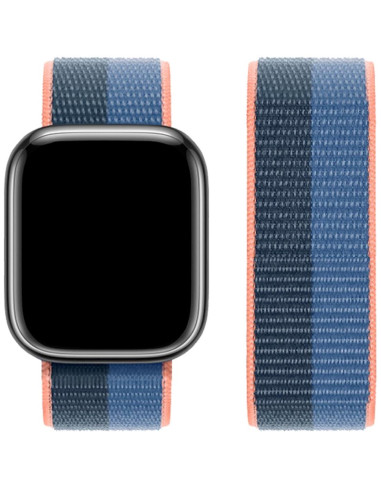 Hoco iWatch WA02 Original Series Loop Type Nylon Strap (38/40/41mm) Deep Blue Bird Feather