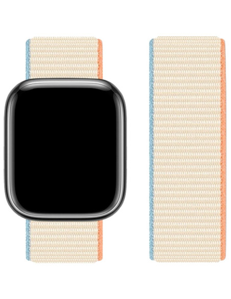 Hoco iWatch WA02 Original Series Loop Type Nylon Strap (38/40/41mm) Milky White