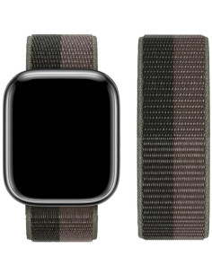 Hoco iWatch WA02 Original Series Loop Type Nylon Strap (38/40/41mm) Storm Black/Gray