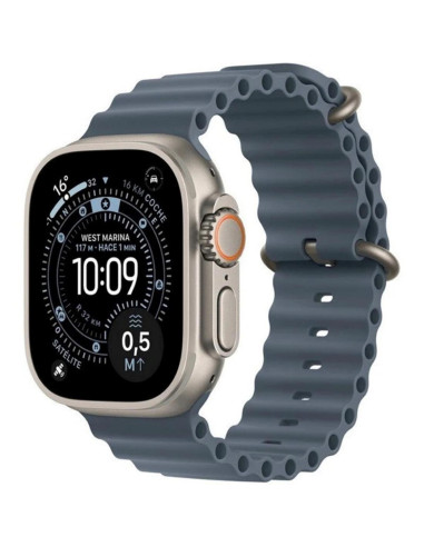 Apple Watch Ultra 3 (2025) 5g 49mm Natural Titanium Case-Anchor Blue (MEWH4QF/A)