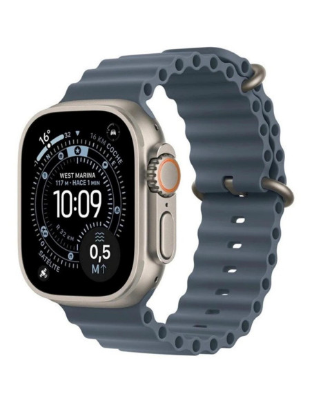Apple Watch Ultra 3 (2025) 5g 49mm Natural Titanium Case-Anchor Blue (MEWH4QF/A)
