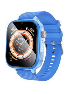 Hoco Y101 4G Smartwatch para Niños con SIM y GPS Azul