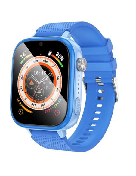 Hoco Y101 4G Smartwatch para Niños con SIM y GPS Azul