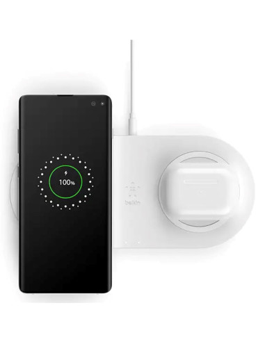 Belkin Base de Carga Inalámbrica 10W Doble (WIZ002VFWH)