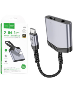 Hoco LS39 Adaptador USB-C a USB-C y Jack 3.5mm para Audio