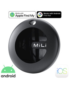 Mili MiTag Duo Rastreador Inteligente Dual para Apple iOS y Android Find Hub