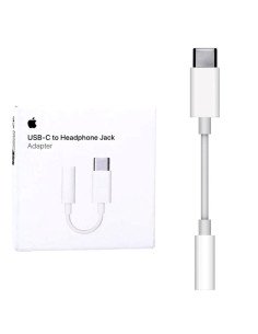 Apple Adaptador USB-C a JACK 3.5MM (MW2Q3ZM/A)