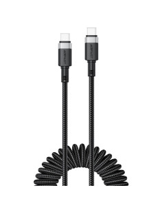 Cable USB-C a USB-C Acefast C14-03 60W Elástico Rizado Resistente