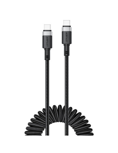 Cable USB-C a USB-C Acefast C14-03 60W Elástico Rizado Resistente