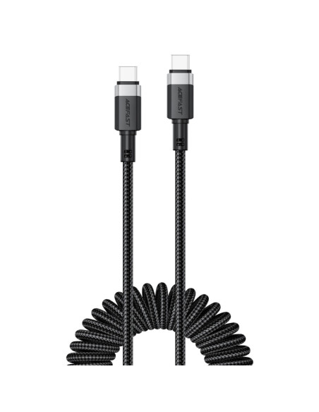 Cable USB-C a USB-C Acefast C14-03 60W Elástico Rizado Resistente
