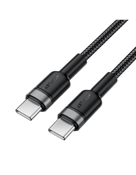 Cable USB-C a USB-C Acefast C22-03 60W 1.2 Metros Resistente Negro