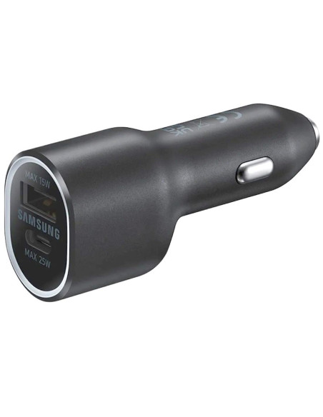 Cargador Coche USB y USB-C 40W Samsung (EP-L4020NBE) Negro