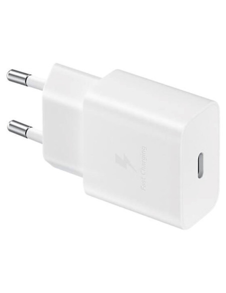 Cargador USB-C 15W Samsung Blanco SIN CABLE  (EP-T1510)