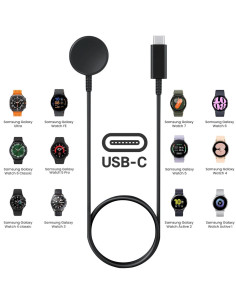 Samsung EP-OL300 Reloj inteligente Negro USB Cargador inalámbrico