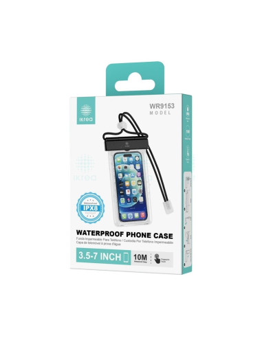 Funda Impermeable para Móvil 3.5" a 7´´ IPX8 Ikrea WR9153