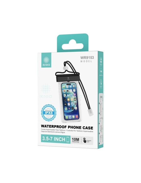 Funda Impermeable para Móvil 3.5" a 7´´ IPX8 Ikrea WR9153