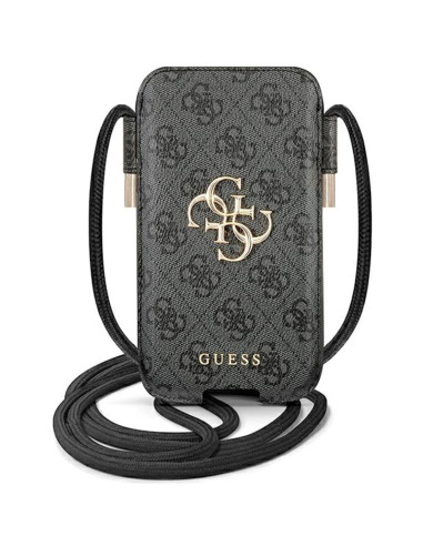 Guess Torebka GUPHL4GMGGR 6.7" Gris 4G Big Metal Logo