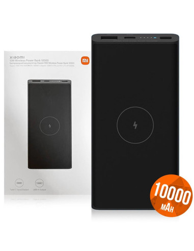 Powerbank 10.000 mAh 10w Xiaomi  Inalámbrico (BHR5460GL)